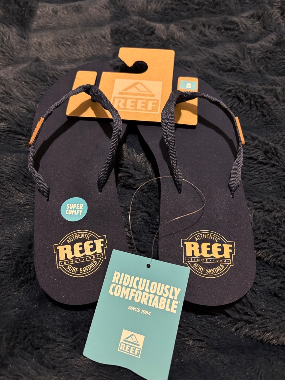 Reef Navy Blue Classic Flip Flops